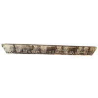 Panière forme rectangulaire en bois brûlé sculptée à main motif poya – Image 2