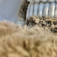 Peluche lapin Marius originale de Louise Mansen dans les couleurs beige, marron et blanc – Image 4
