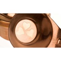 Réchaud pour caquelon à fondue de fromage avec motifs poya en métal effet rouillé – Image 11