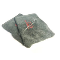 Set linge éponge de bain trace de ski gris avec gant de toilette, serviettes, tapis et grand linge de bain de douche – Image 3