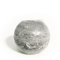 Bougie ronde coloris anthracite