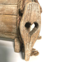 2 bacs à fleurs - demi-tonneau en bois style vintage rustique Shabby chic – Image 4