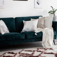 Jeté de lit / couverture gaufré en lin "Beda" moelleux - 90 x 170 cm - blanc – Image 5