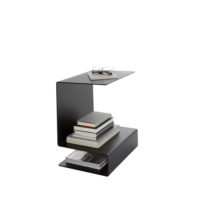 Table d'appoint porte-journaux ou table de chevet minimaliste