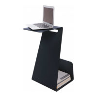 Table d'appoint design et moderne en aluminium