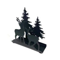 Porte-serviettes de cerf noir en métal – Image 4