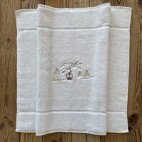 Tapis linge éponge de bain télécabine – Image 3