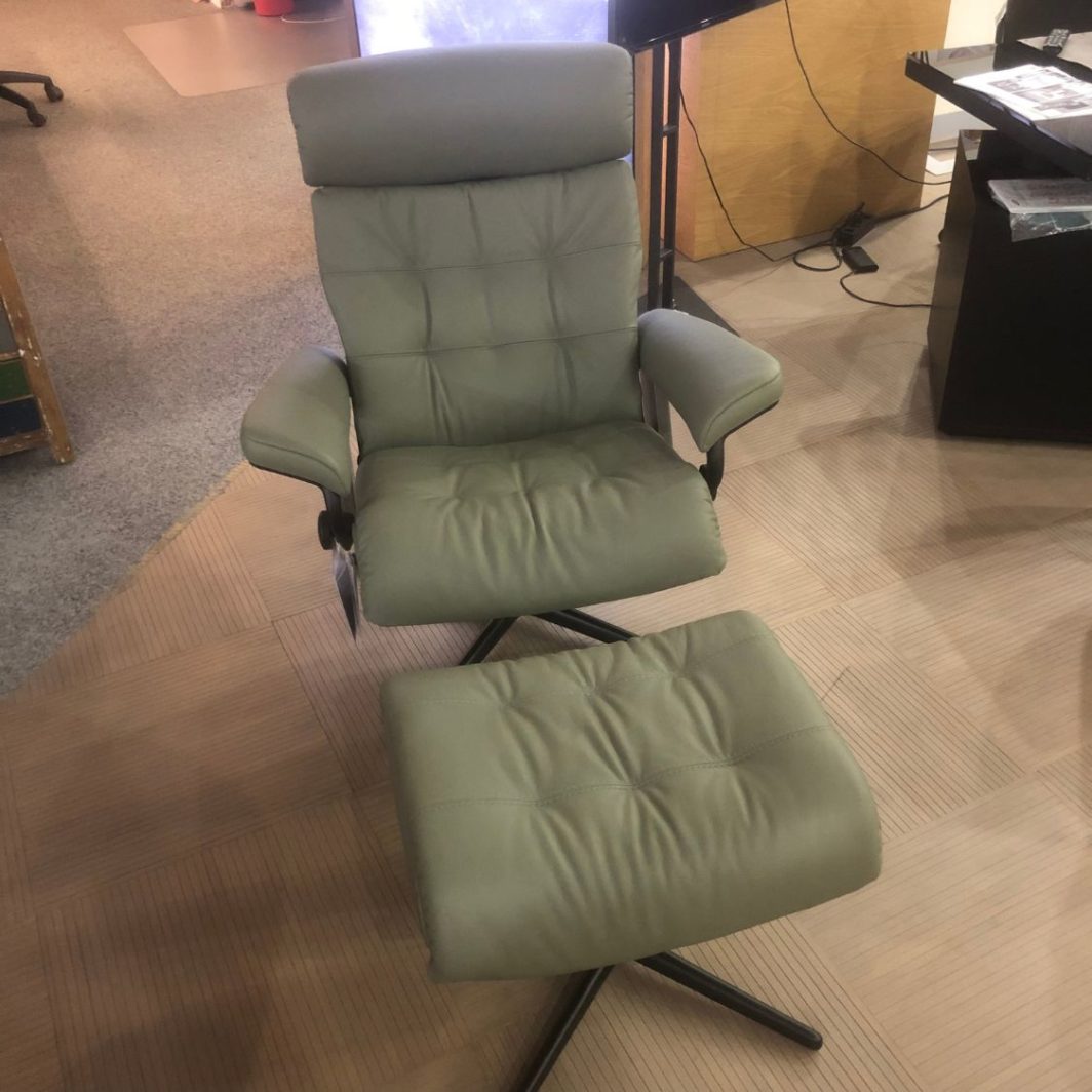 Fauteuil Erik Cross Medium + Pouf