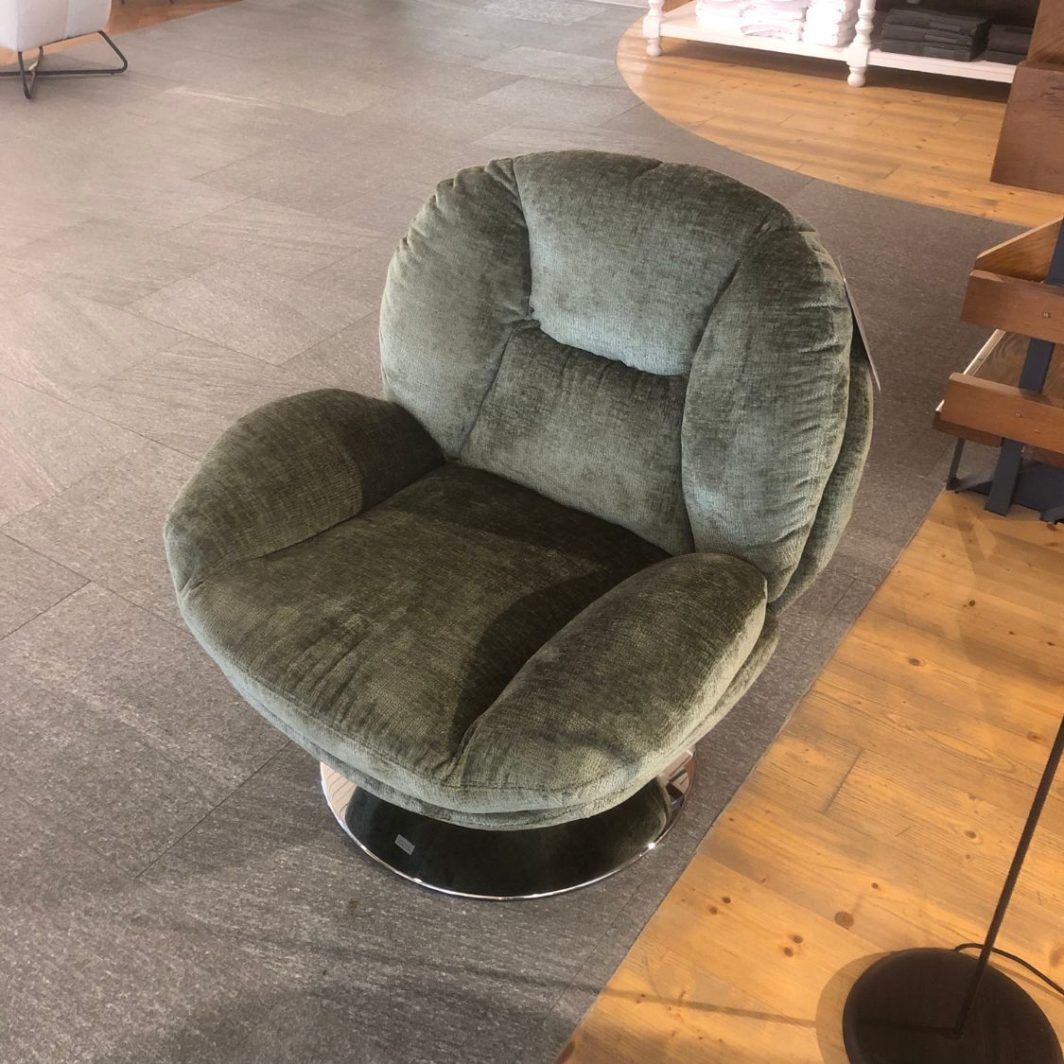 Fauteuil pivotant kaki